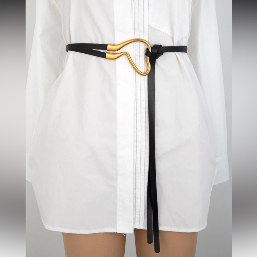 Black and Gold Women's Belt